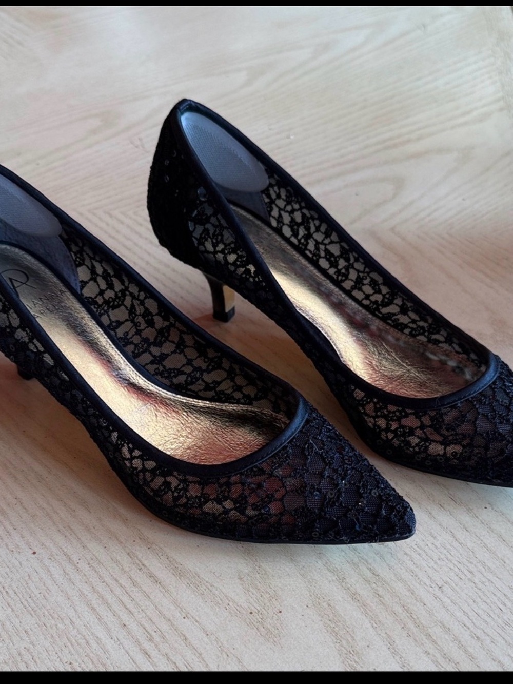 Adrianna Papell Black Heels